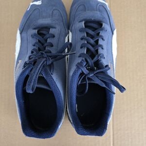 Puma Navy and White Athletic Shoes